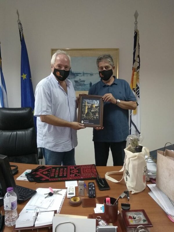 Συνάντηση με τον πρέσβη της Παλαιστίνης