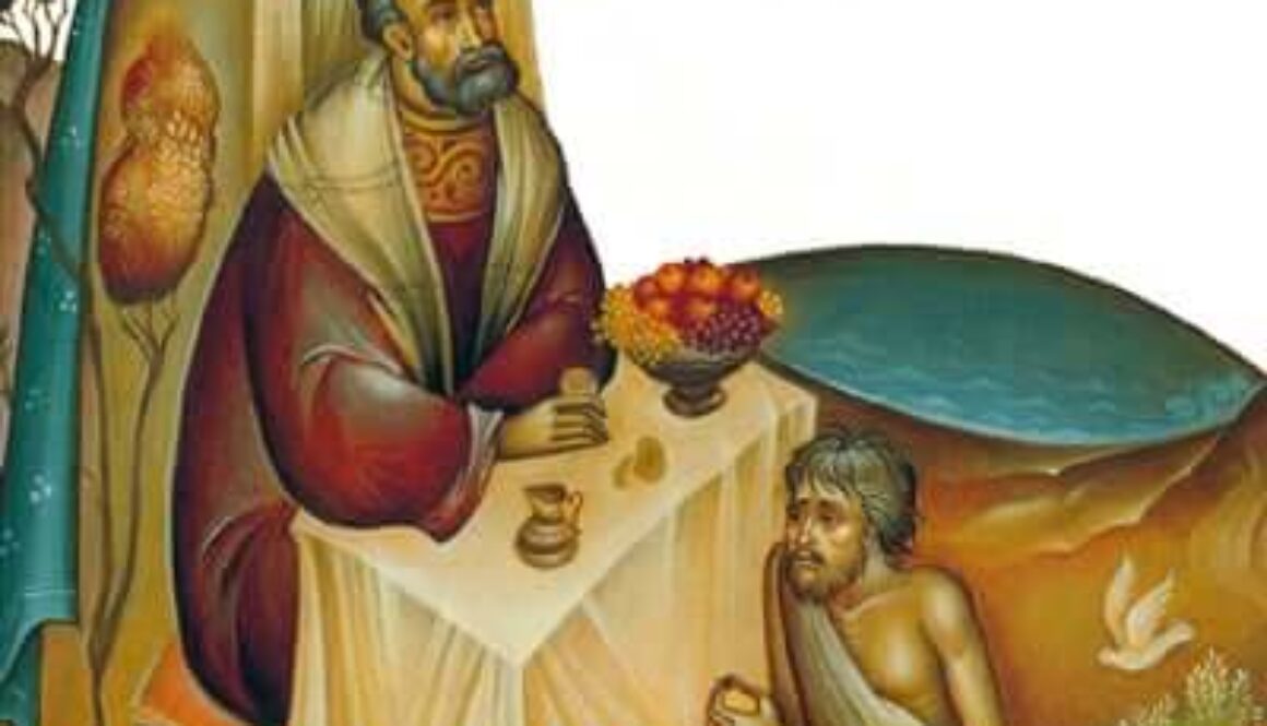 Plousios kai Lazaros mesa