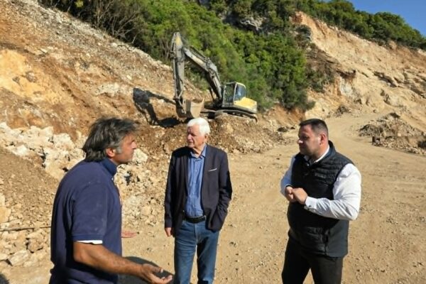 Επίσκεψη των δημάρχων Βορείων Τζουμέρκων και Κεντρικών Τζουμέρκων στο έργο Πηγάδια – Γέφυρα Πλάκας